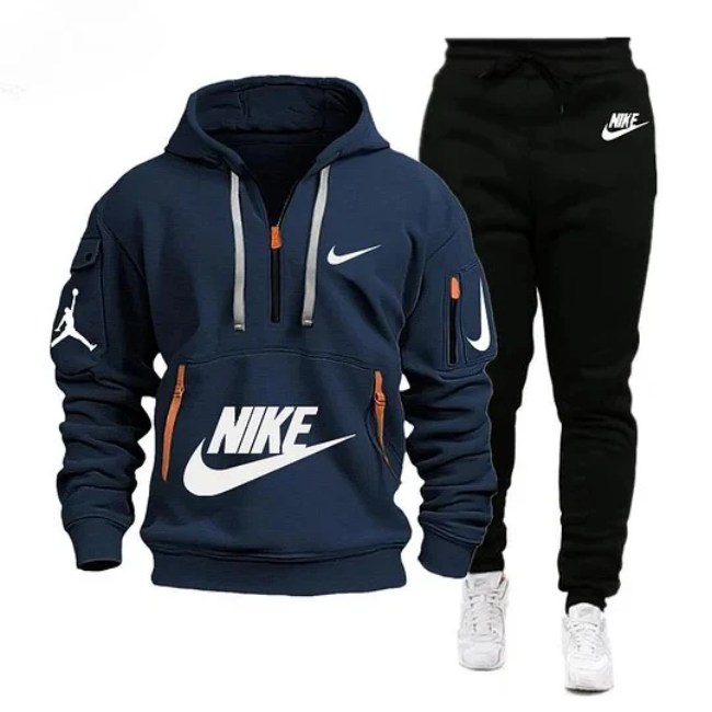 NK™ - Men's Sportswear Hoodie & Jogger Set